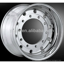 Roues de camion en aluminium poli 22,5 * 8,25 pour Volvo